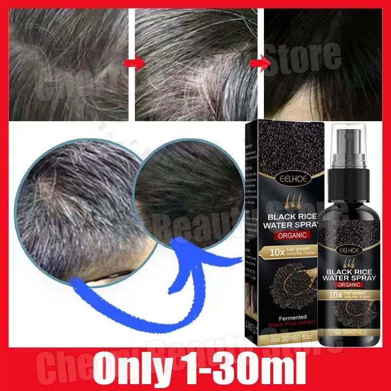 gray hair darkening serum bottle — image 8