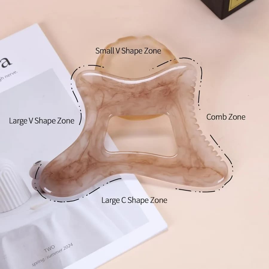 large resin gua sha body massager — image 5