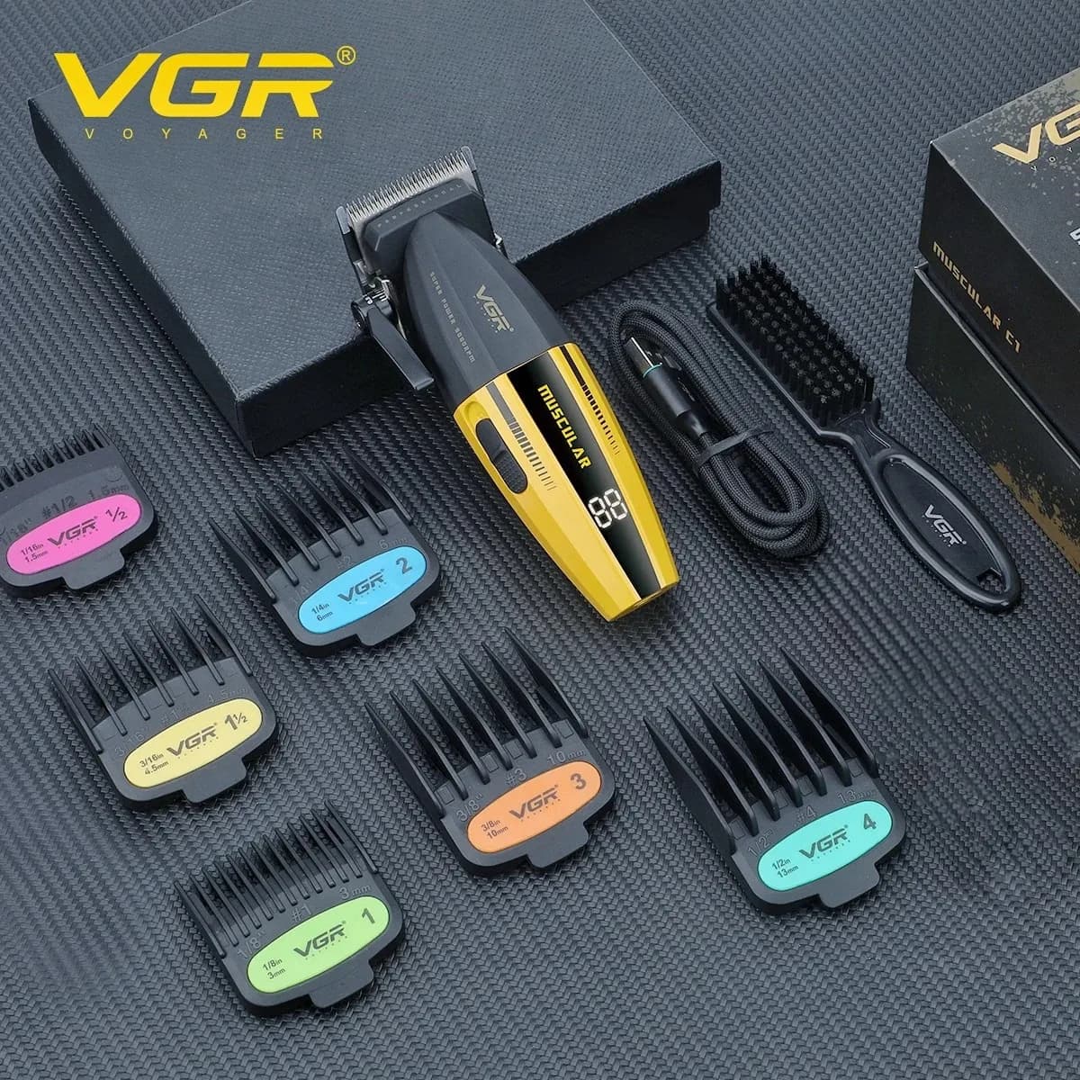 VGR professional hair clipper with metal body — image 6