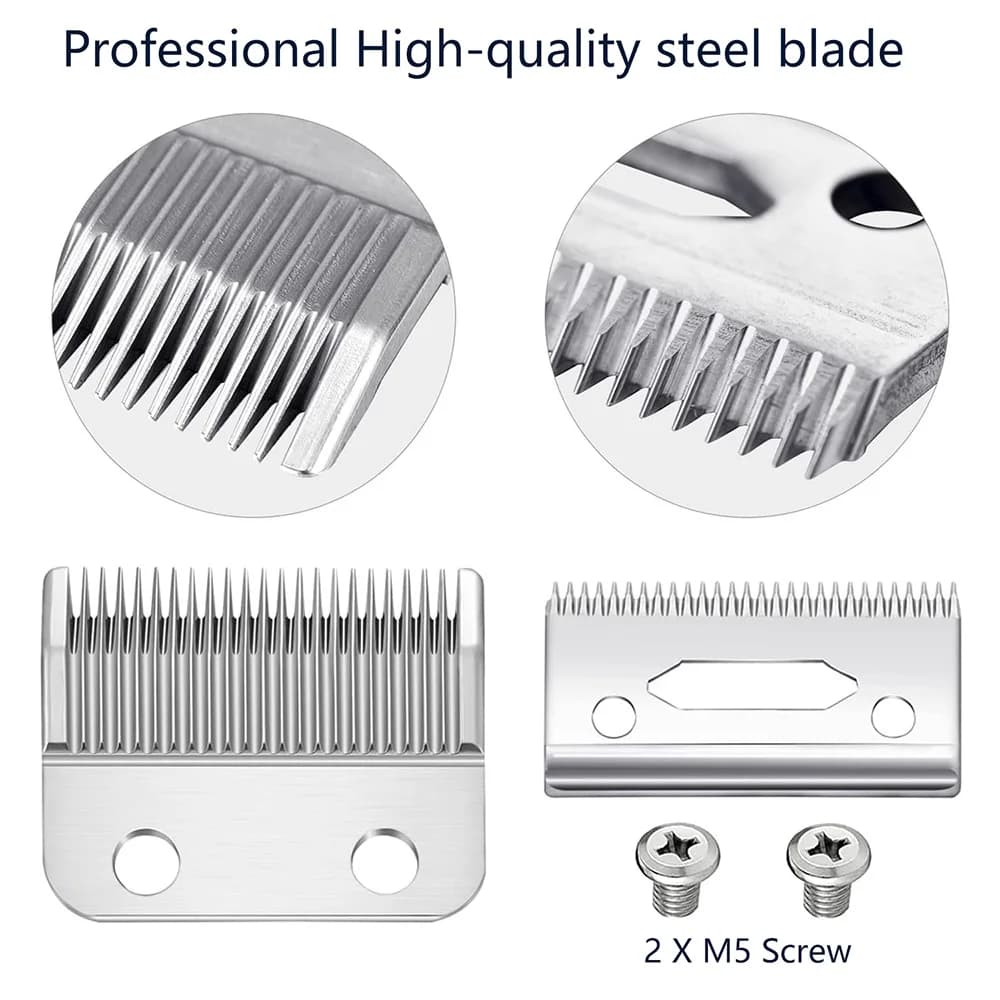 2-hole adjustable replacement clipper blades for Wahl cordless clippers — image 4
