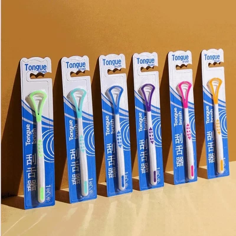 Silicone Tongue Scraper for Fresh Breath