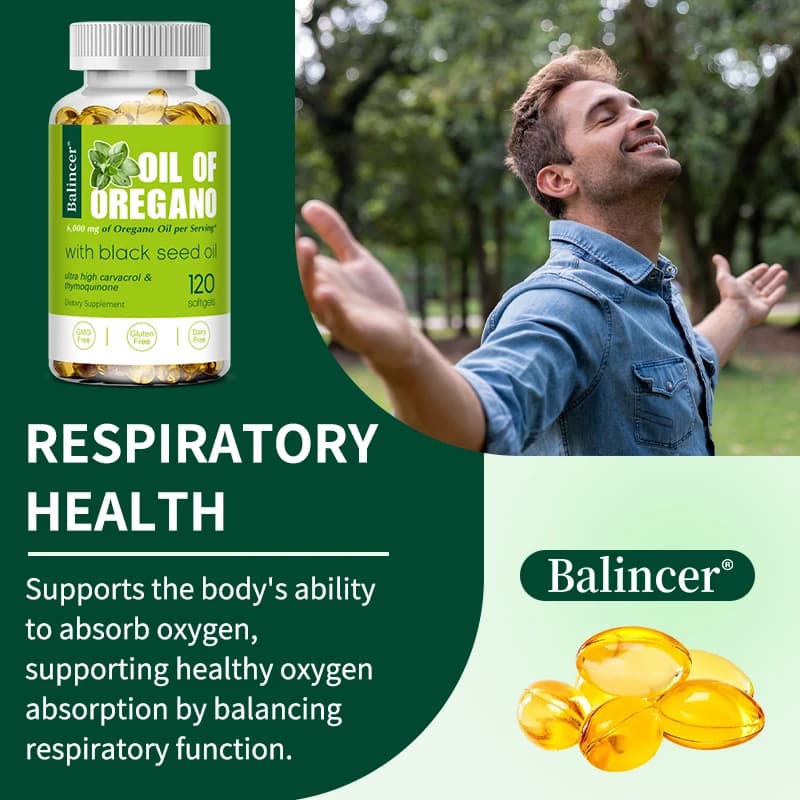 bottle of oregano oil capsules — image 5