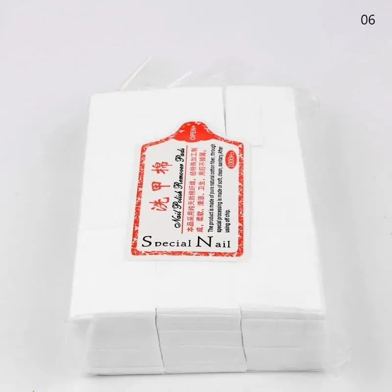lint-free cotton nail wipe pads — image 6