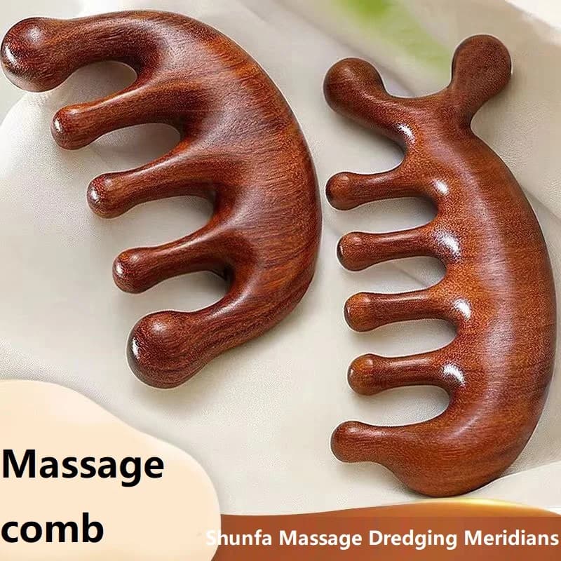 Wooden Scalp Massage Comb