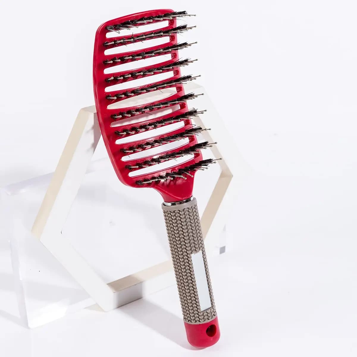 boar bristle and nylon scalp massage hair brush — image 8