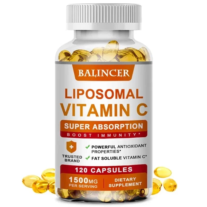Liposomal vitamin C supplement bottle — image 8