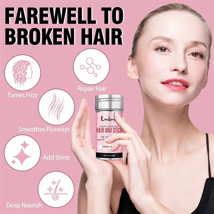 anti-frizz styling wax tube — image 2