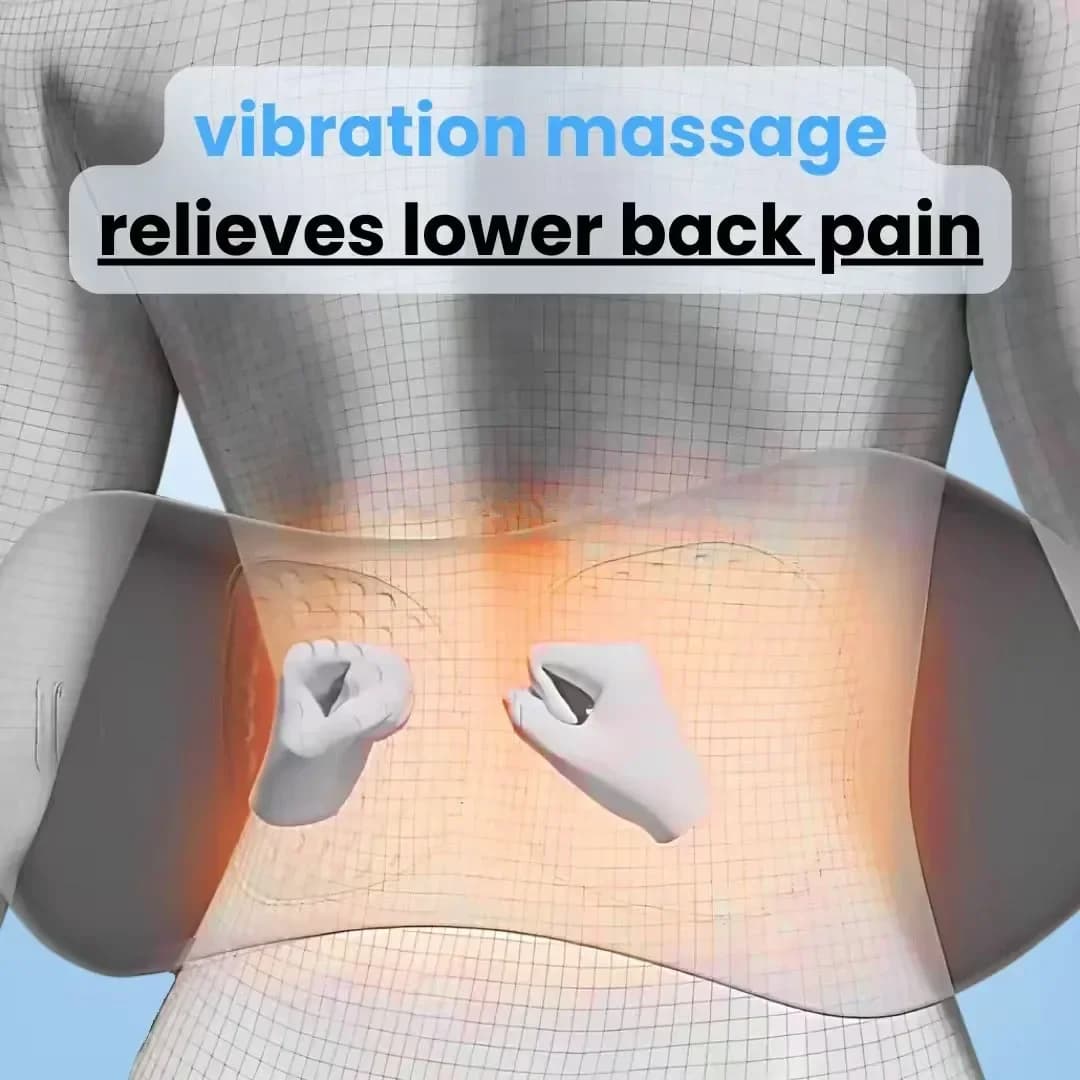 3-in-1 back massager with built-in relaxing bed — image 5