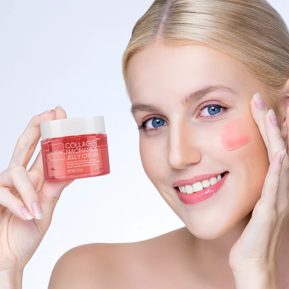 Collagen and niacinamide night mask cream tube — image 2