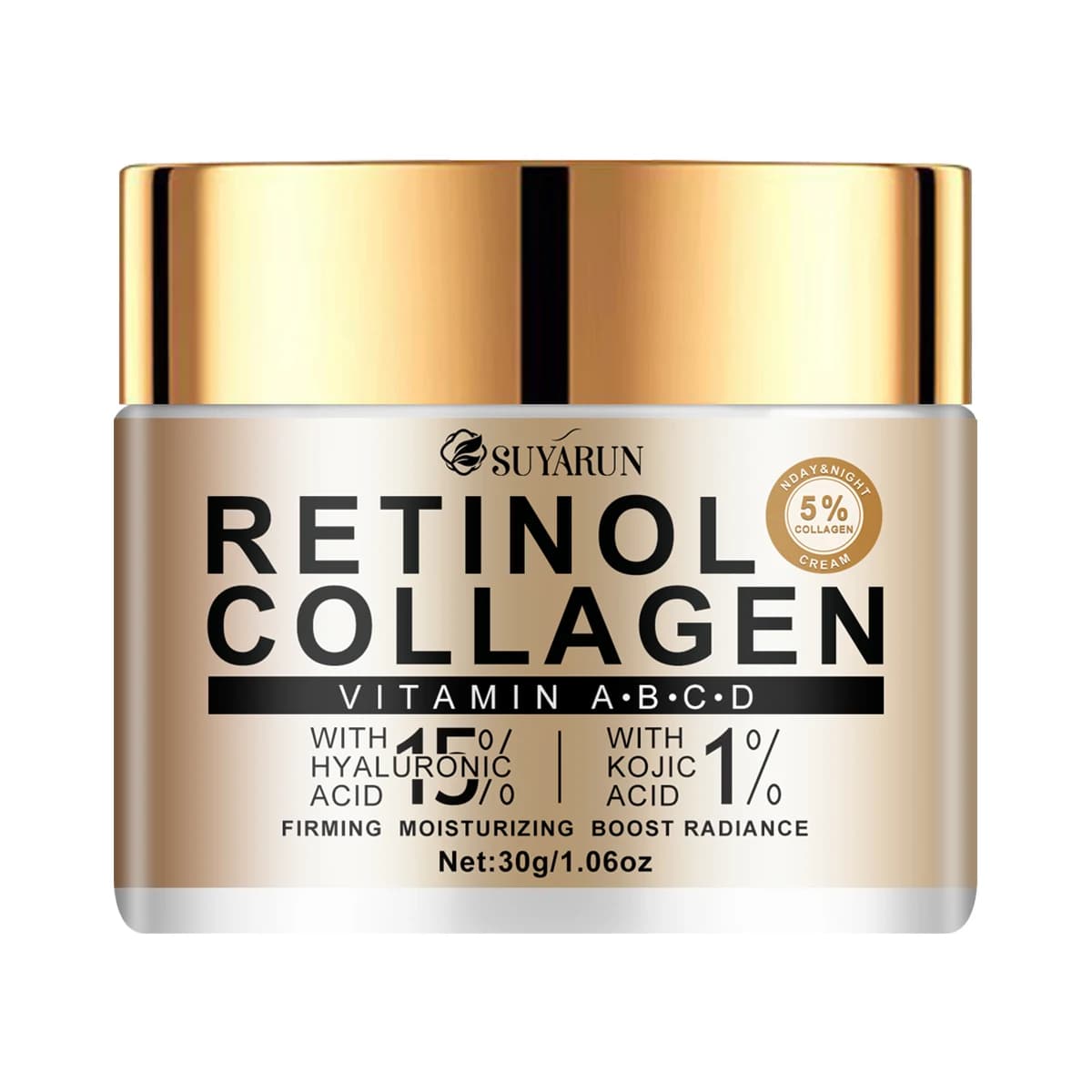 Collagen moisturizing cream with kojic and hyaluronic acids — image 8