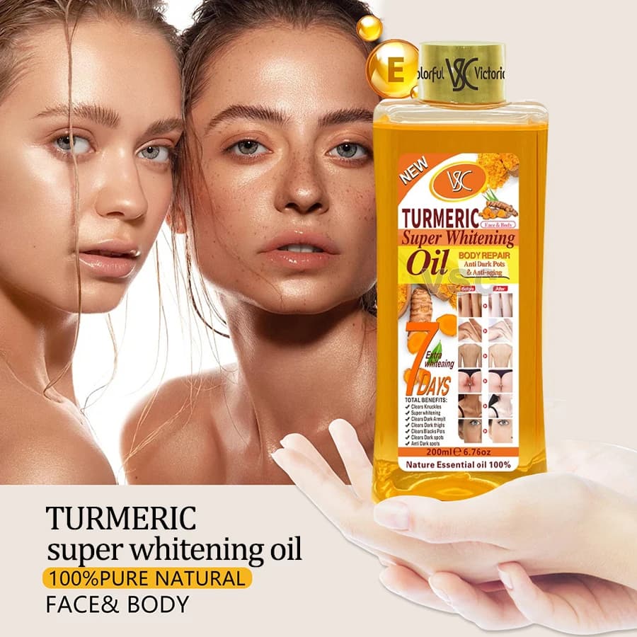 turmeric massage oil bottle 200ml — image 6