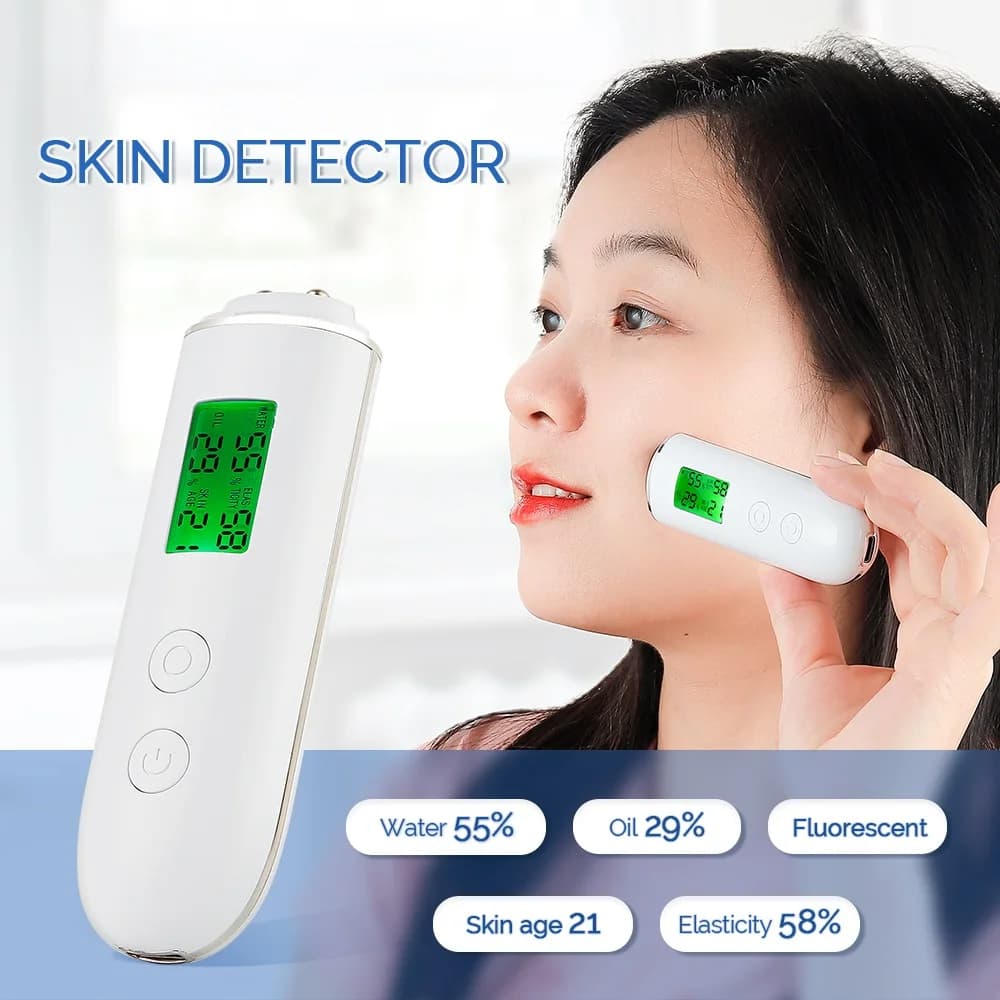 Skin Moisture & Oil Analyzer