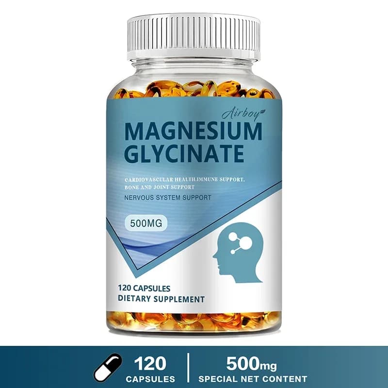 bottle of magnesium glycinate supplement — image 7