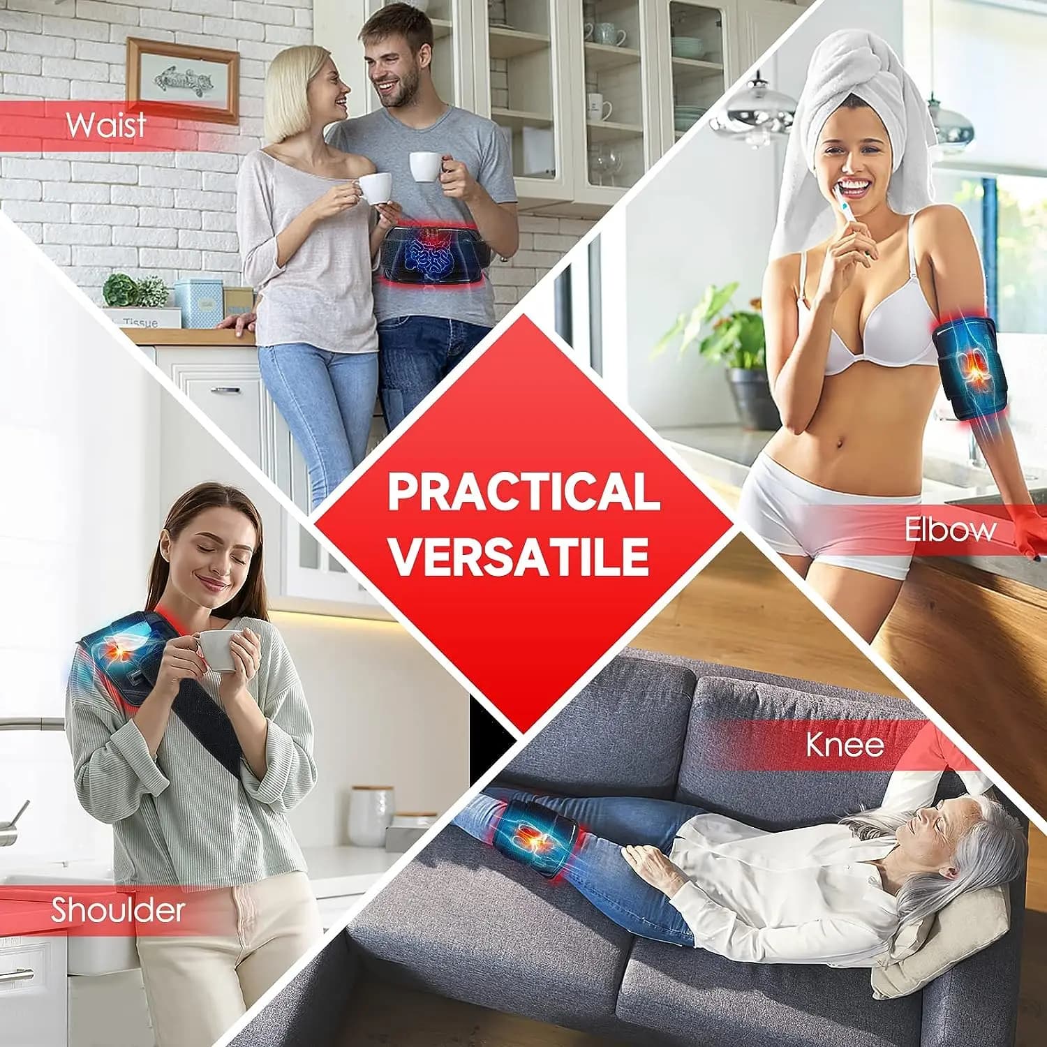 Red and infrared LED light therapy belt — image 6