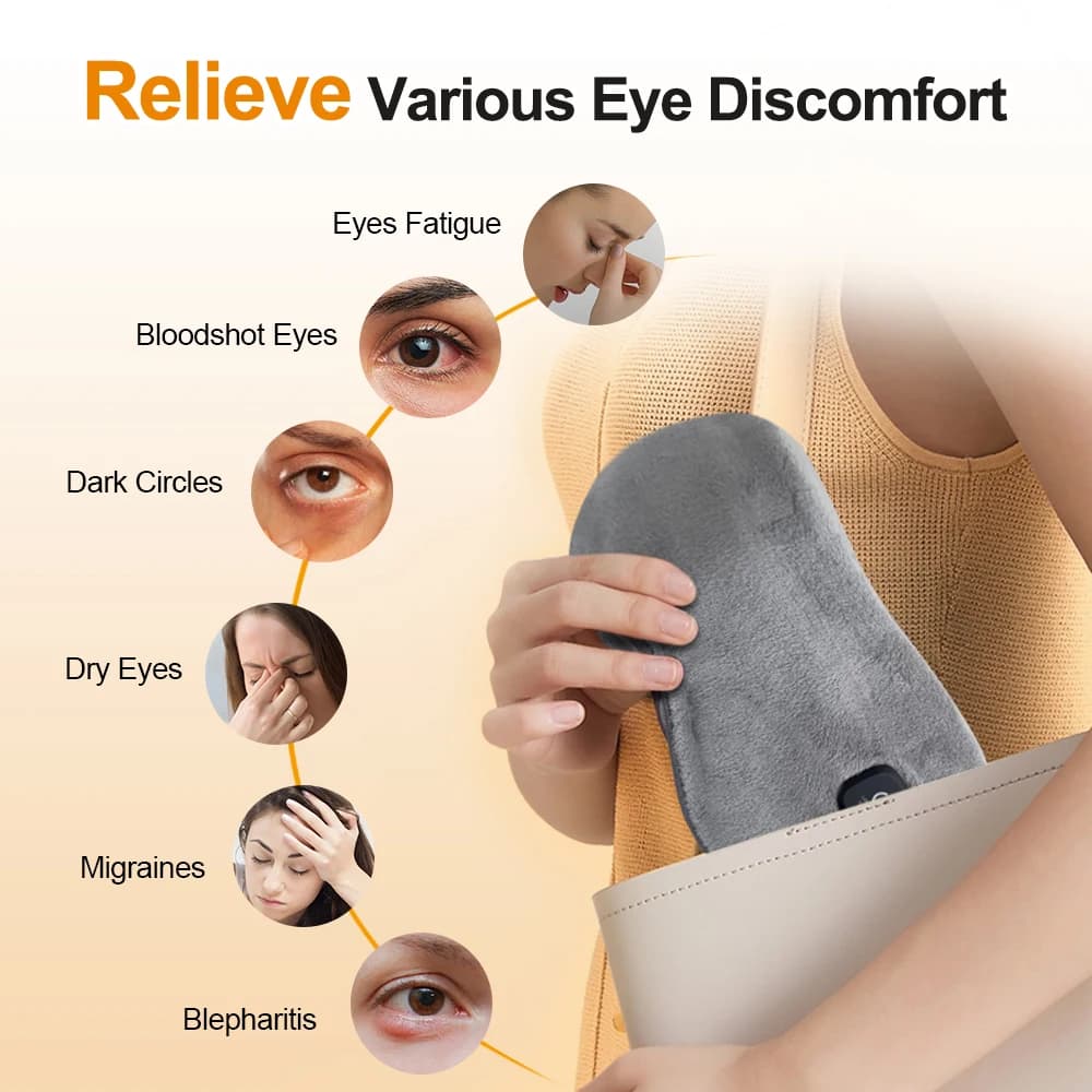 cordless heated eye mask with three heat settings — image 6
