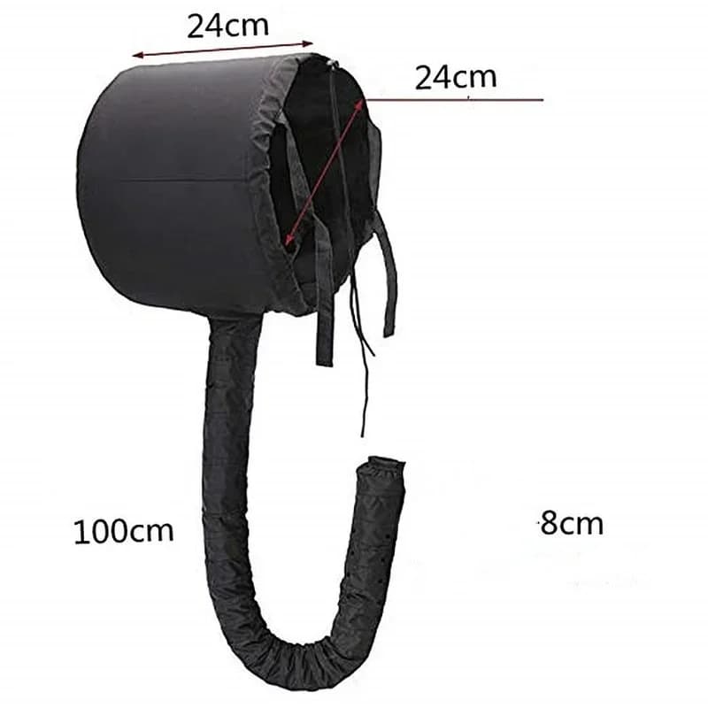 portable hair dryer cap with diffuser — image 5
