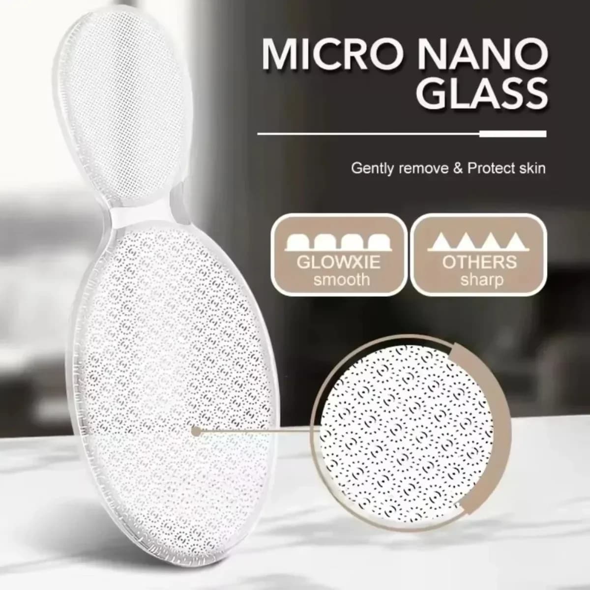 hard double-sided nano glass foot file — image 6