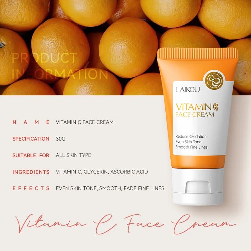 Vitamin C face cream with sakura extract — image 3
