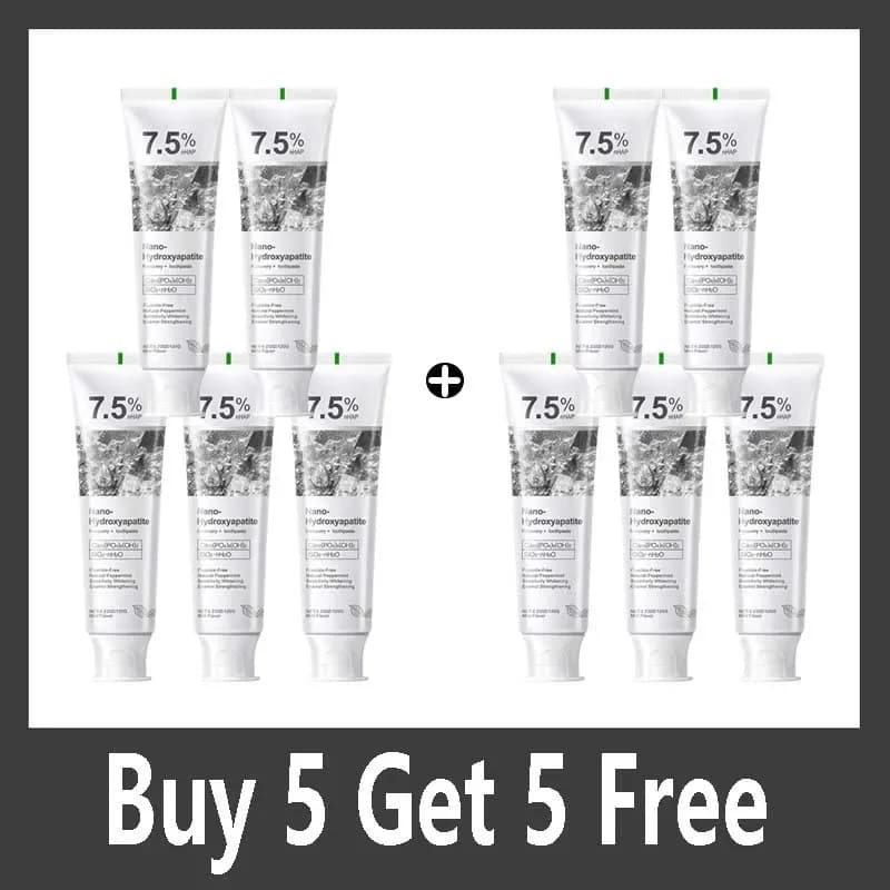hydroxyapatite probiotic whitening toothpaste tube — image 7