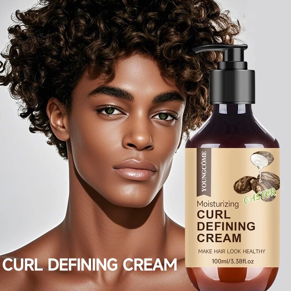 Castor oil curling cream with rosemary and peppermint, 100 ml — image 5
