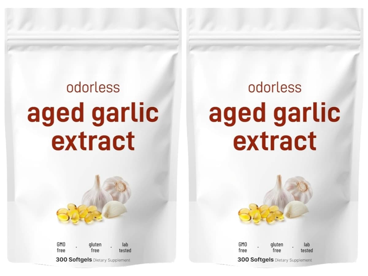 odorless garlic oil softgel bottle — image 8