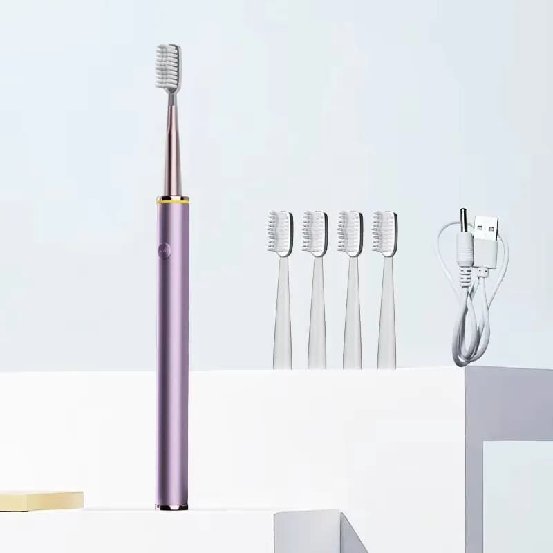 slim electric toothbrush for women with soft bristles — image 7
