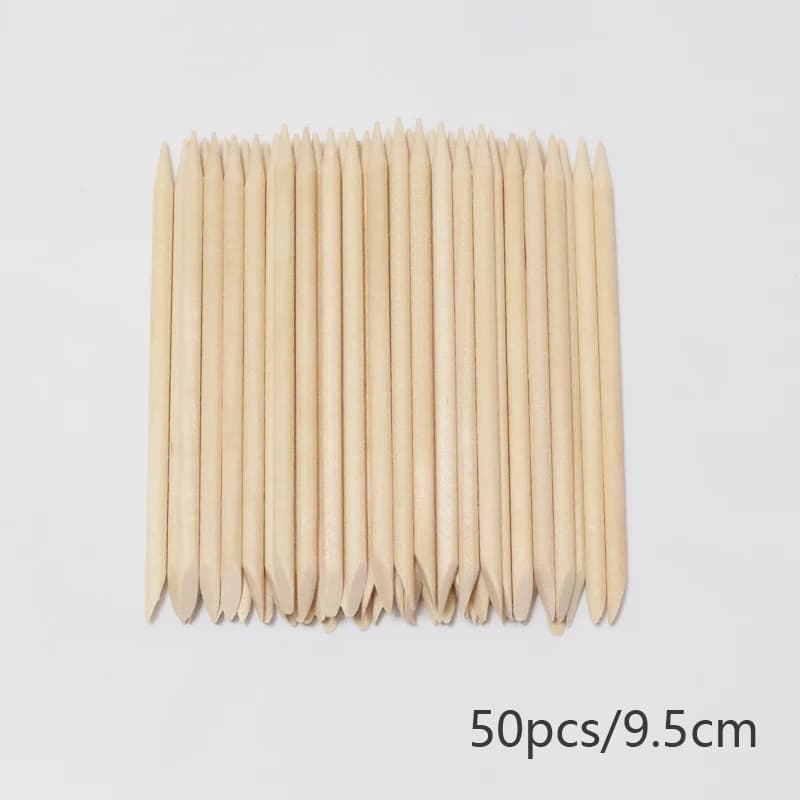 orange wood cuticle pusher sticks — image 8