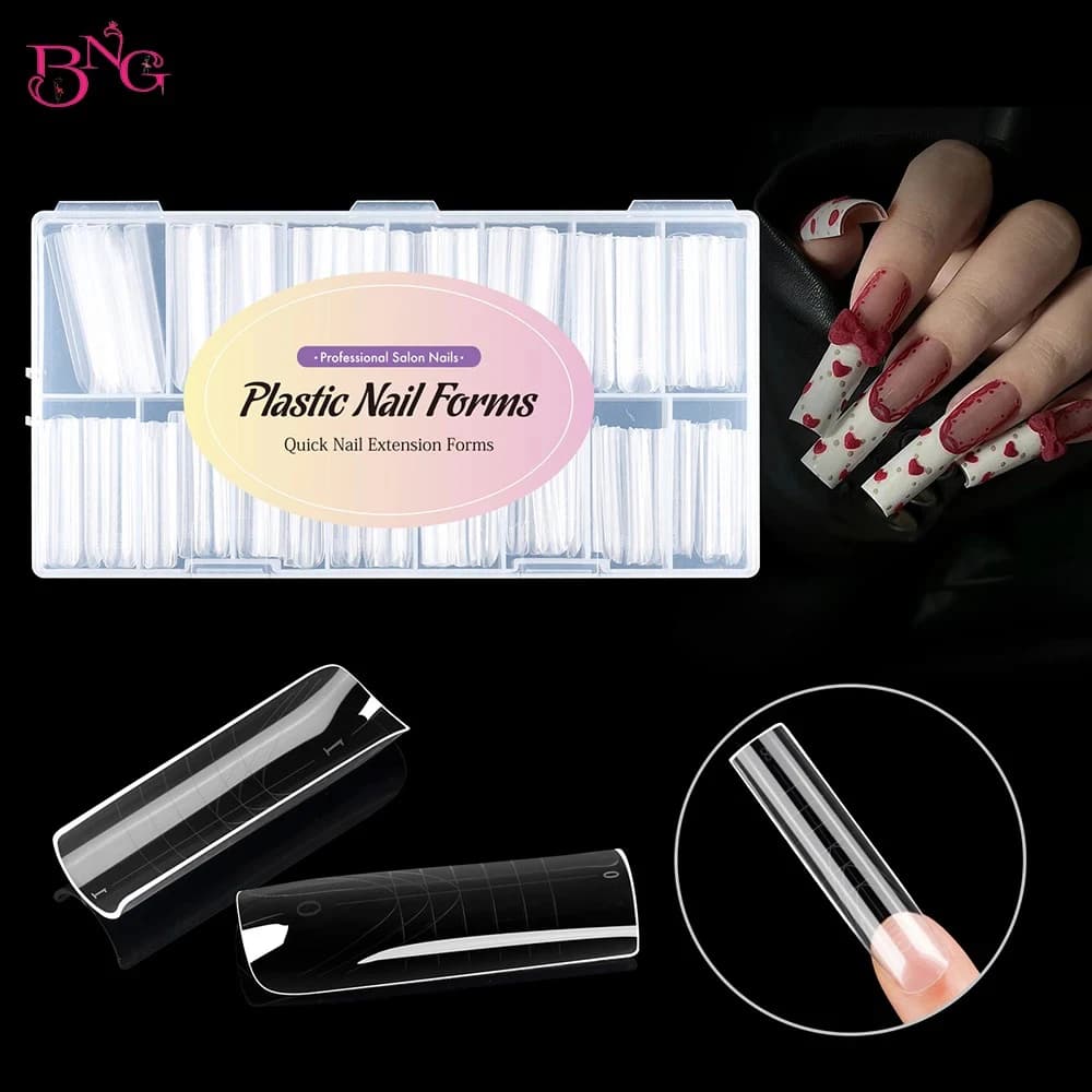 dual nail forms for gel extensions — image 2