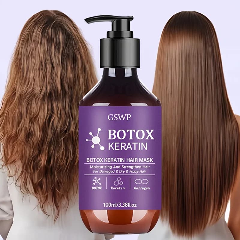 Botox keratin hair mask in a 100 ml jar — image 1