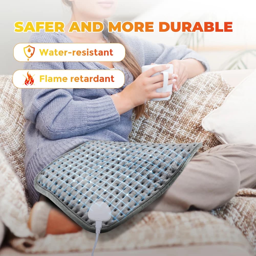 electric heating pad for shoulder, neck and back — image 3
