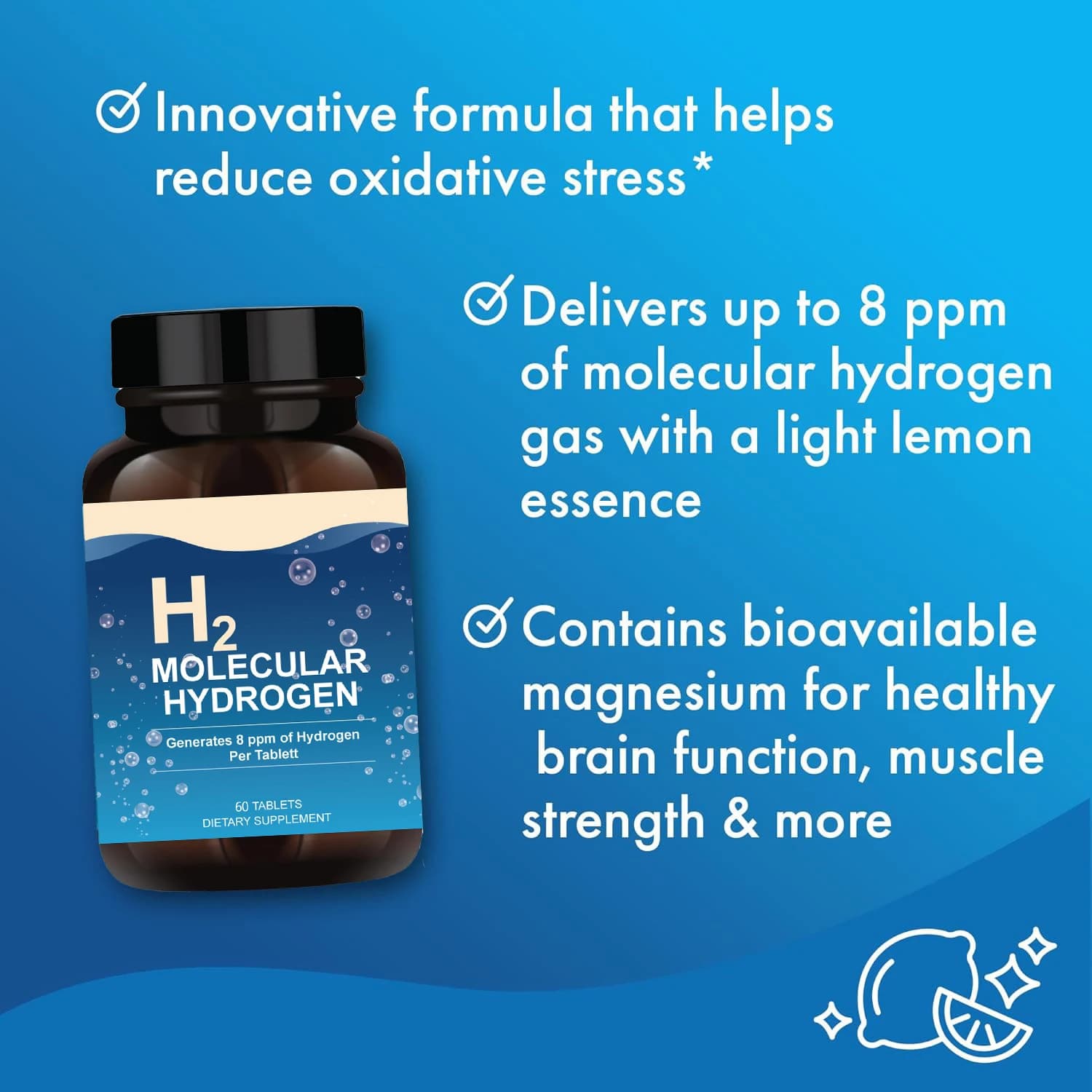 Molecular hydrogen water tablets with magnesium — image 4