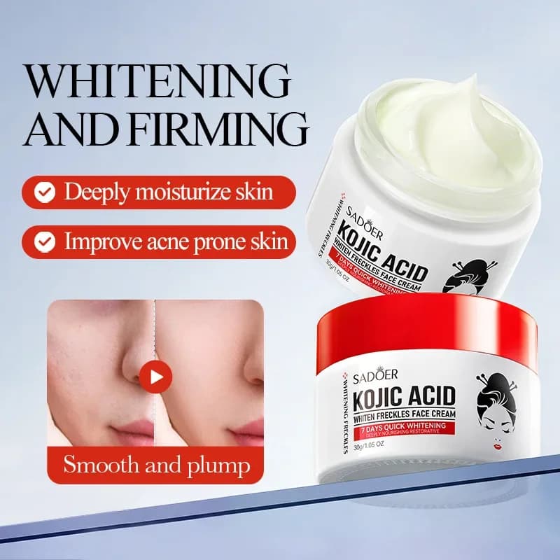 Kojic acid face and eye cream set — image 3