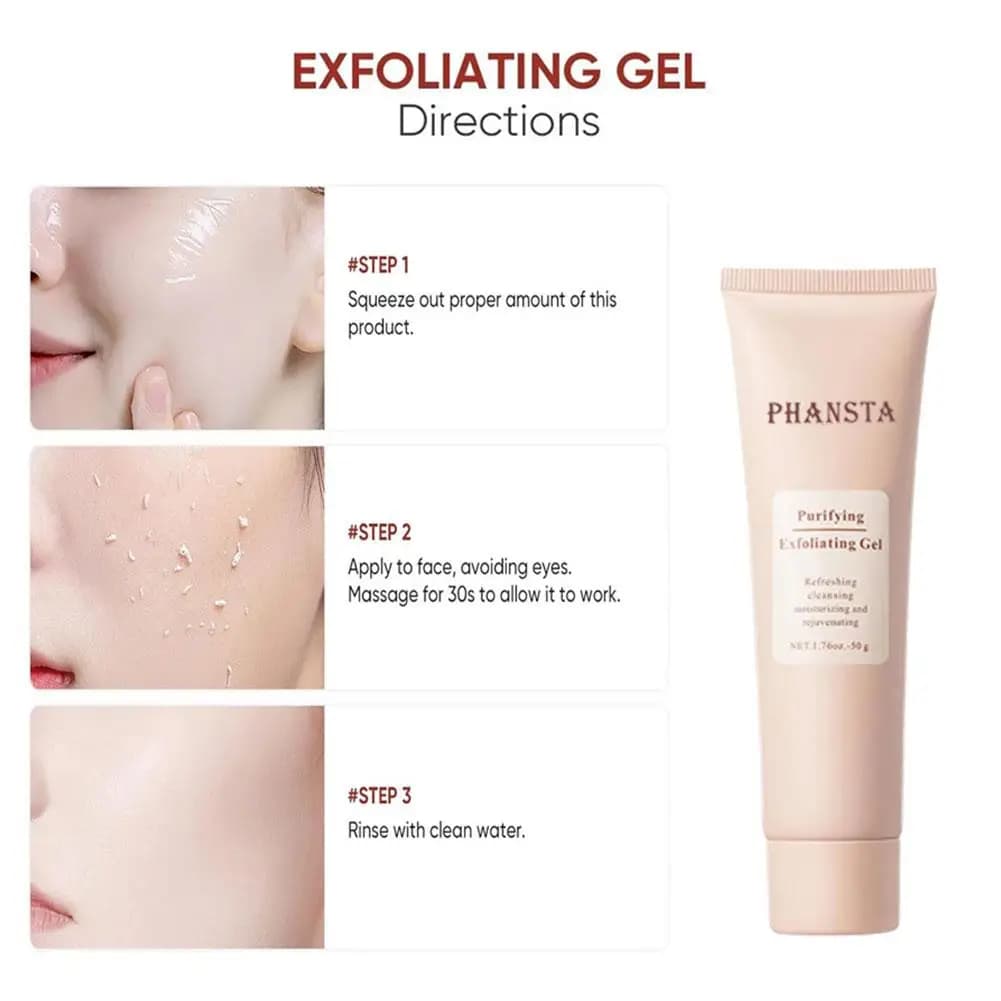 deep cleansing exfoliating gel tube — image 3