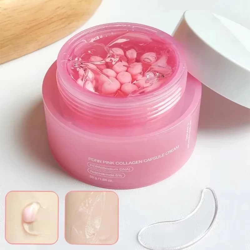 Pink collagen capsule cream with niacinamide — image 1