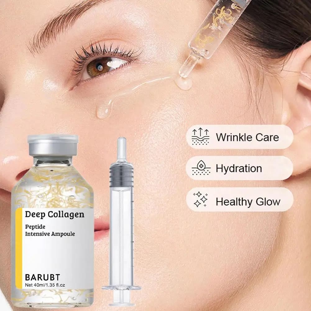 silk collagen peptide essence serum bottle — image 3