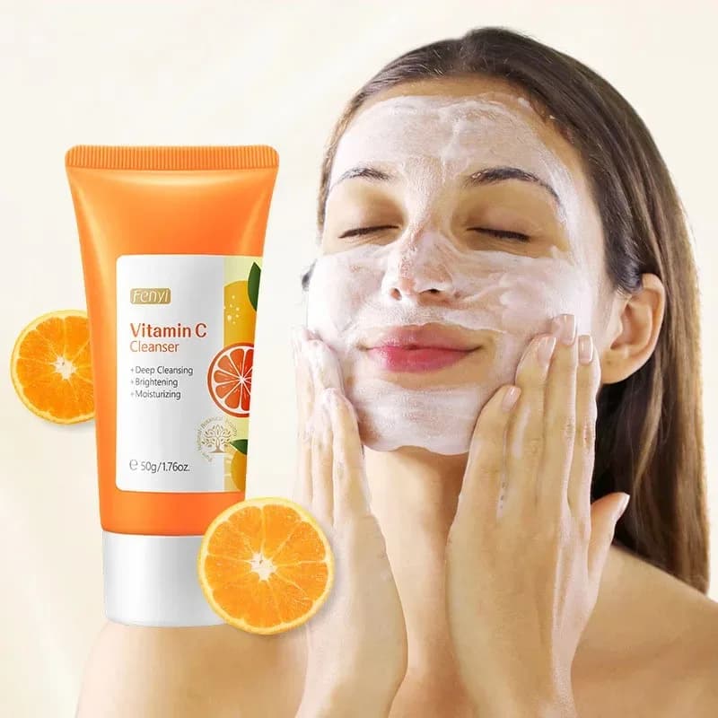 Vitamin C facial cleanser foam — image 1