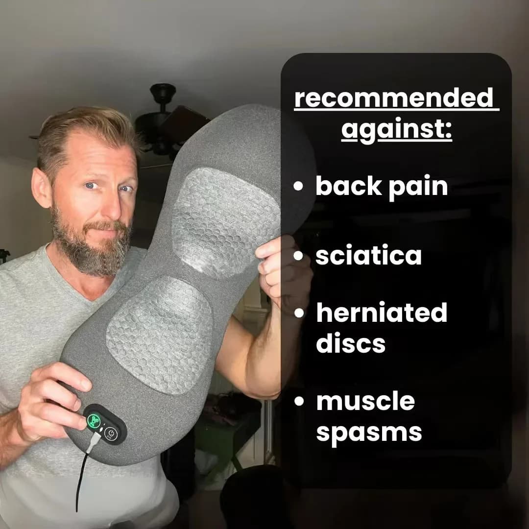 3-in-1 back massager with built-in relaxing bed — image 6