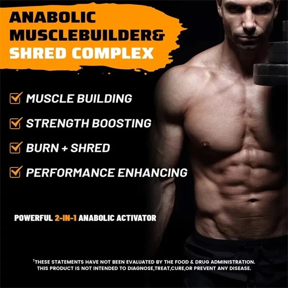 muscle builder capsules bottle — image 4