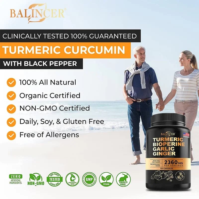 turmeric curcumin capsules with black pepper — image 5
