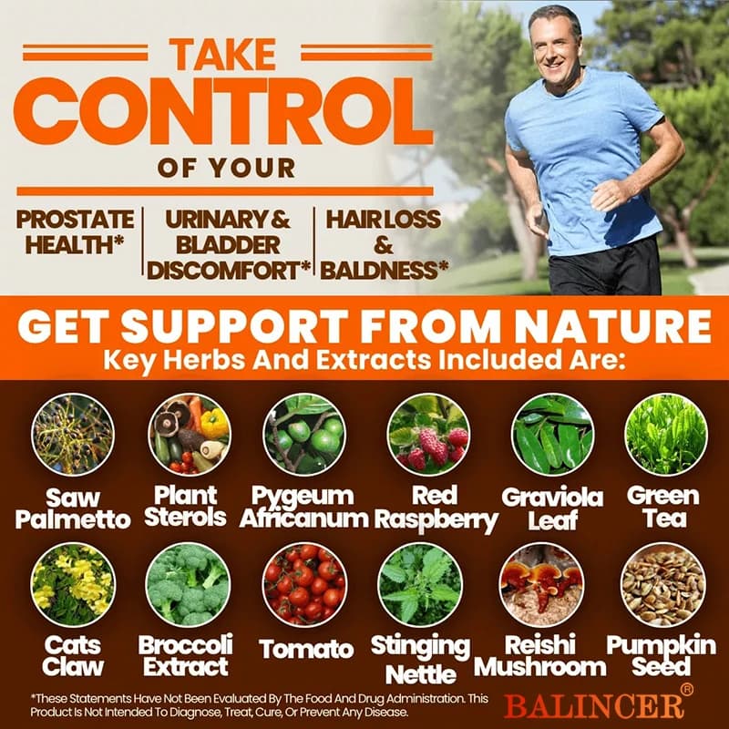 bottle of saw palmetto and sterol supplement — image 3