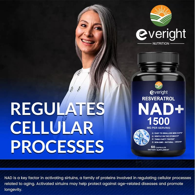NAD+ cell booster supplement bottle — image 5