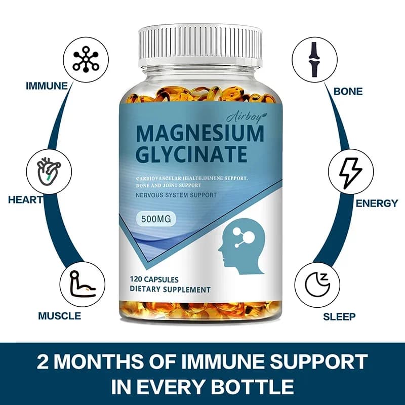 bottle of magnesium glycinate supplement — image 3