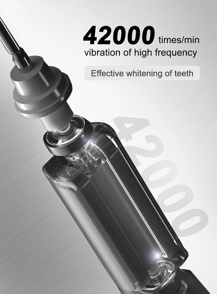 FUNMENTO ultrasonic electric toothbrush with brush heads — image 4