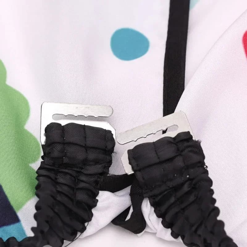 waterproof cartoon haircut cape for kids — image 4