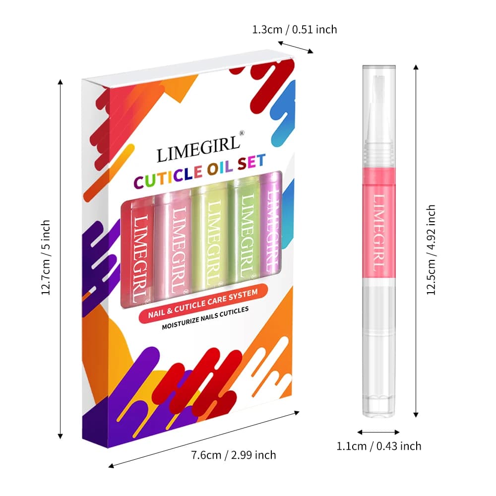 Limegirl cuticle oil pen gift set of six — image 6