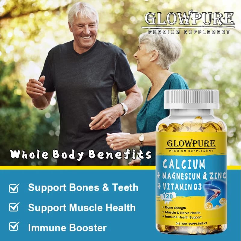 bottle of calcium magnesium zinc vitamin D3 supplement — image 4