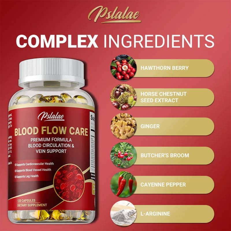 Bottle of Blood Flow Care supplement — image 3