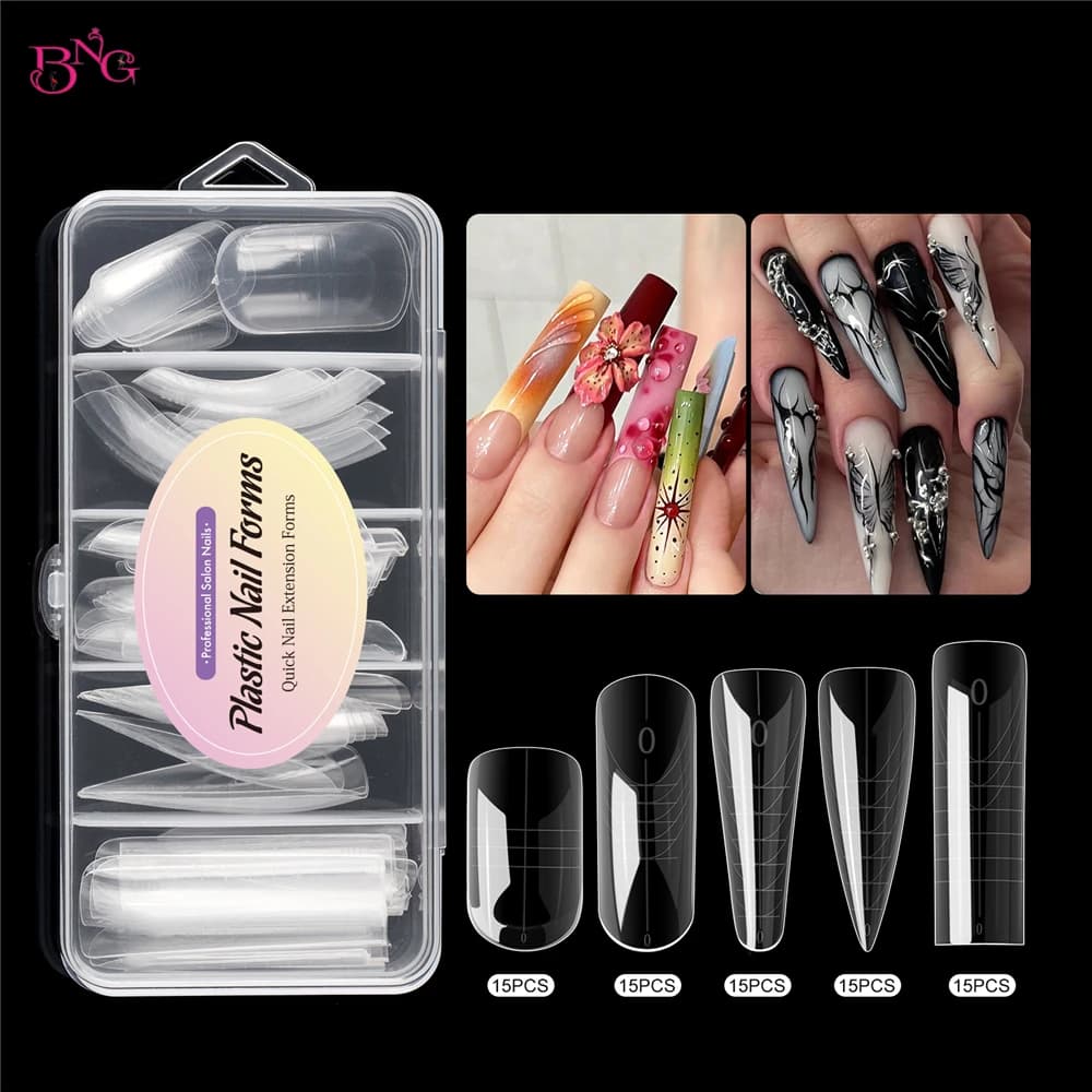 dual nail forms for gel extensions — image 4