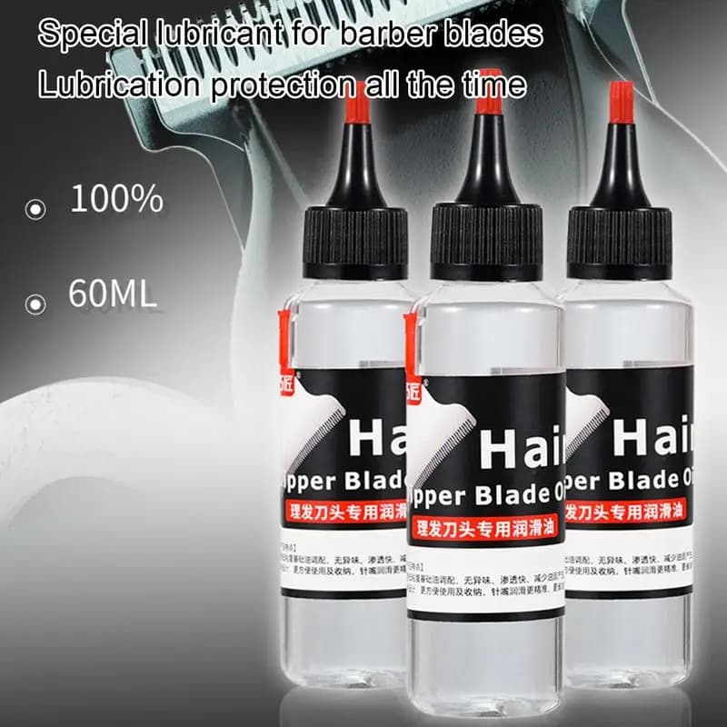 bottle of hair clipper lubricant oil — image 3