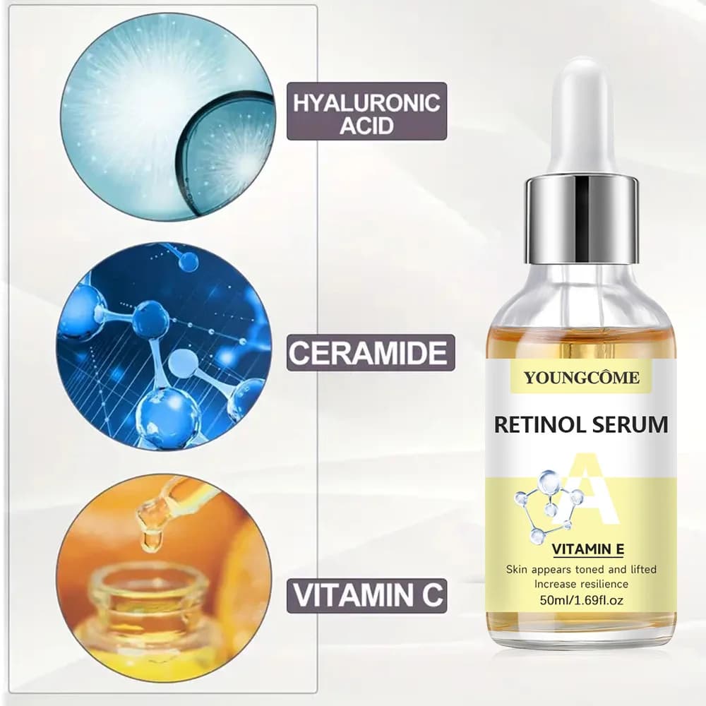 bottles of vitamin c and retinol serum — image 3